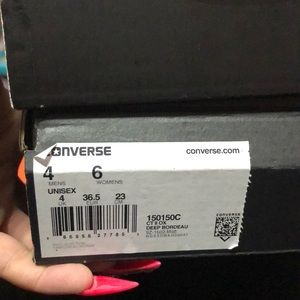 Converse Chuck Taylor All Star II Maroon low tops